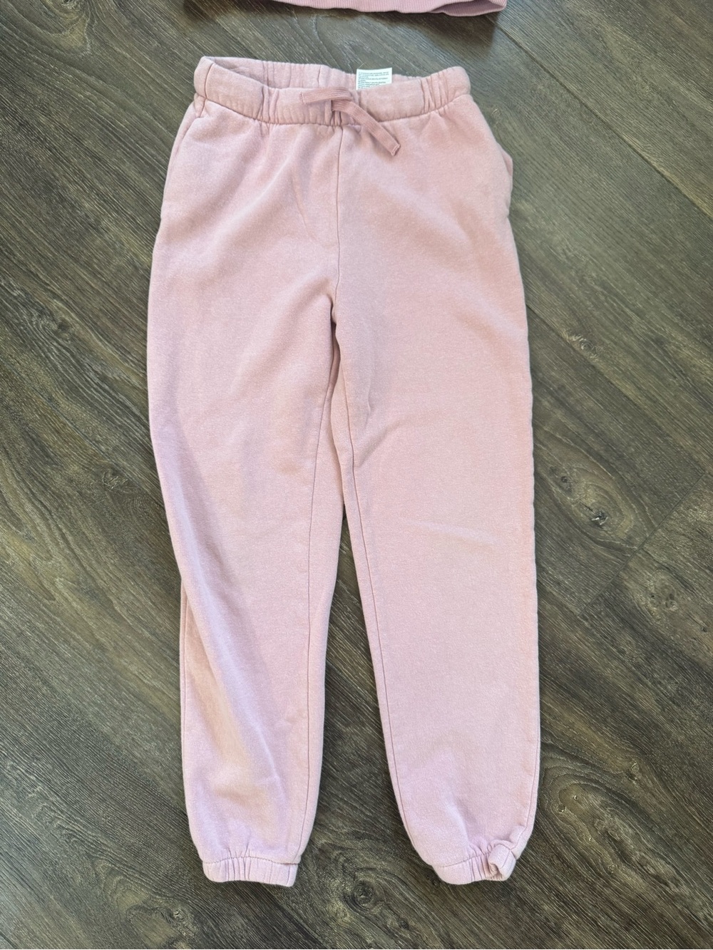 H&M Girls Pink 4pc Outfit Bundle Set Lot Gold Hearts Leggings Sweats Size 8 - Picture 11 of 16